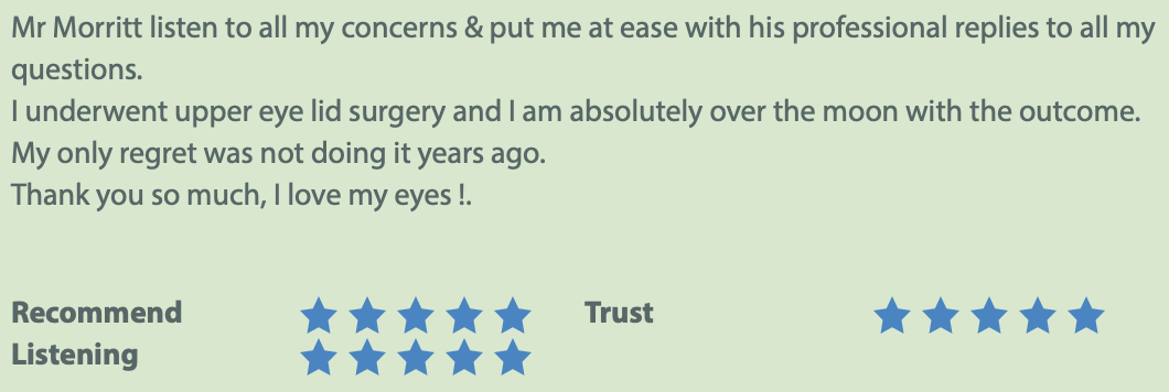 best rated eyelid lift blepharoplasty review