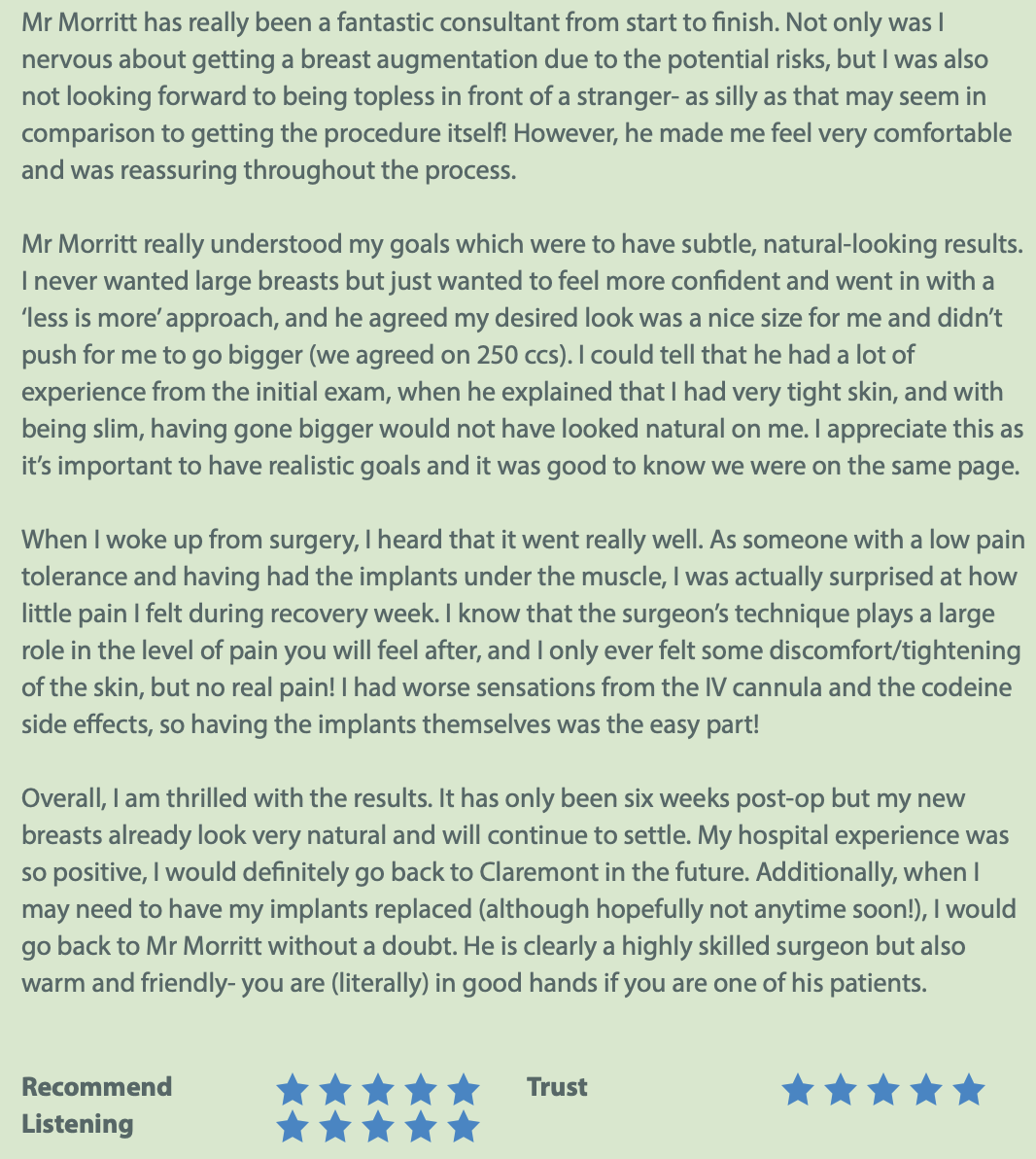 breast enlargement review