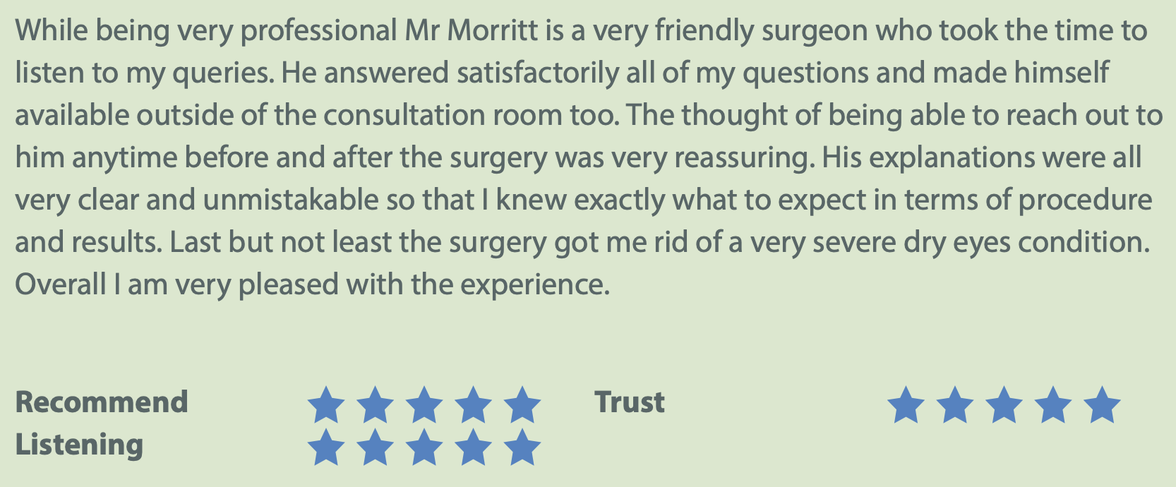 top rated upper blepharoplasty eyelid lift surgery sheffield