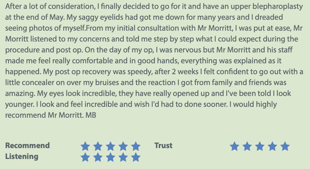 eyelid lift blepharoplasty top rated review