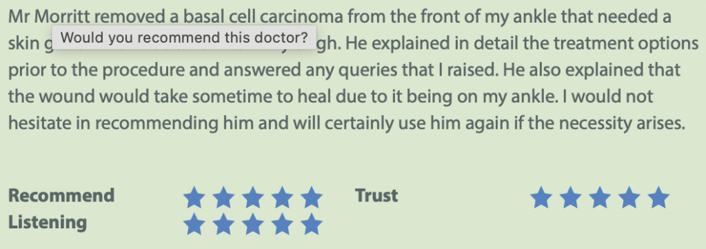 BCC basal cell carcinoma treatment review