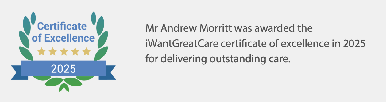 iwantgreatcare certificate of excellence